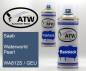 Preview: Saab, Waterworld Pearl, WA812S / GEU: 400ml Sprühdose + 400ml Klarlack - Set, von ATW Autoteile West.